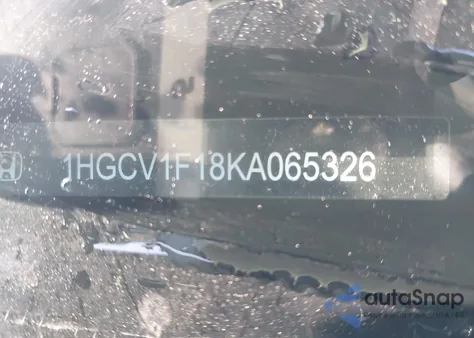 2019 Honda Accord Lx 1.5T z USA, uszkodzony, nr VIN 1HGCV1F18KA065326